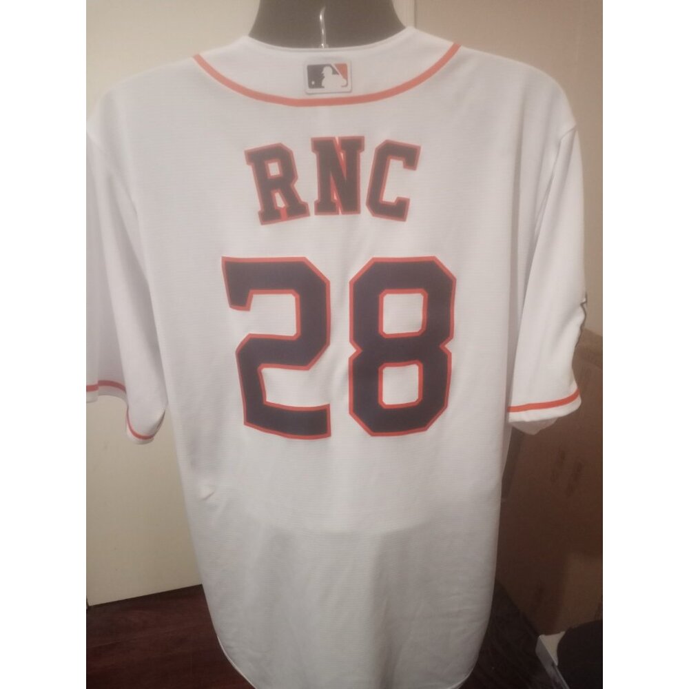Houston Astros Nike White Jersey World Series Champions 2022 Men's XL #28 RNC - Picture 7 of 13